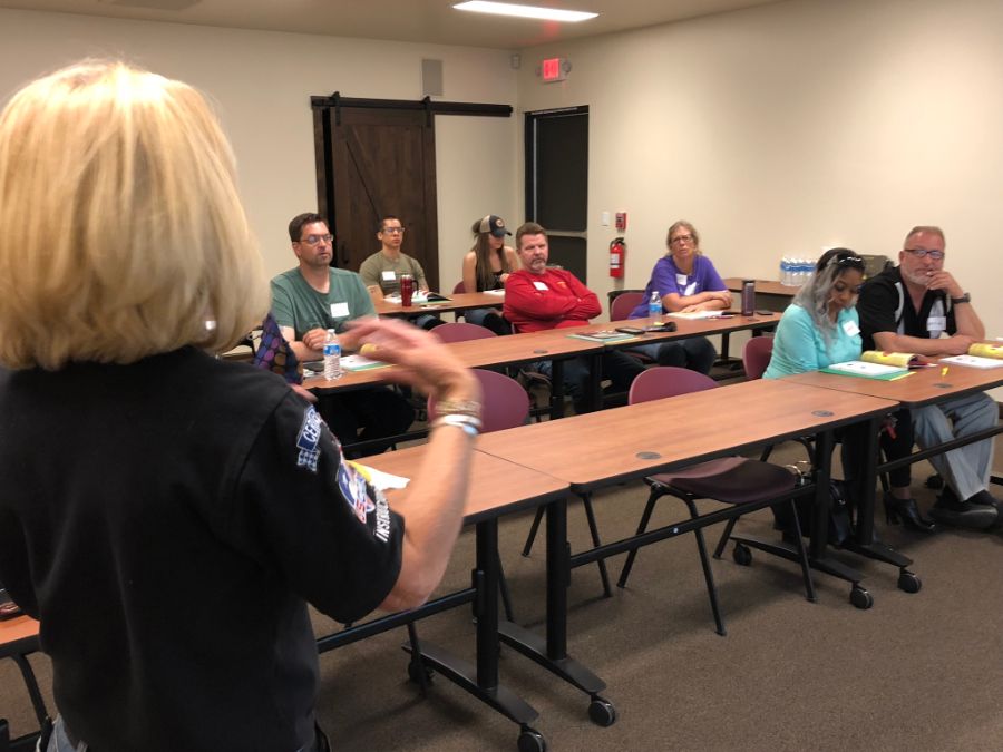 Gun safety training at Timberline Firearms