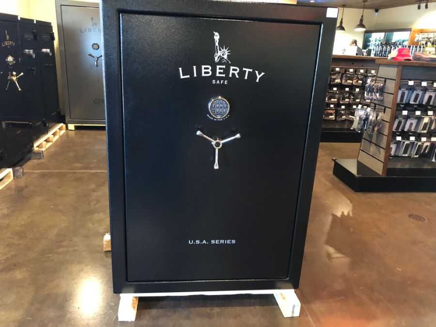 Liberty Safe gun safe for sale inside the Timberline Firearms retail store